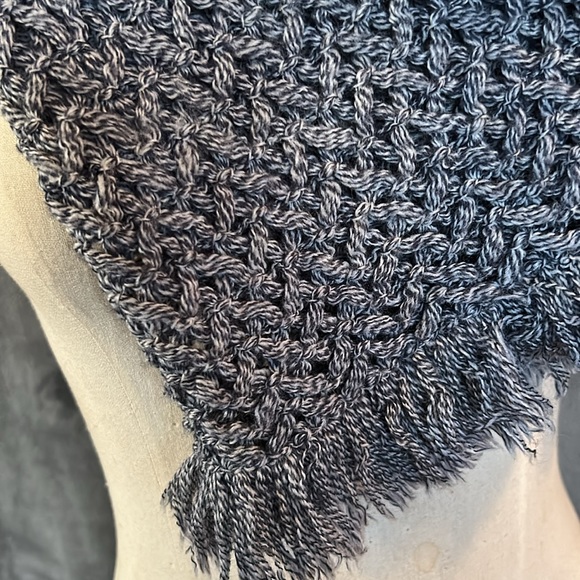 AMERICAN EAGLE 🦅 Blue Knit Neck Warmer/Scarf - Picture 6 of 9